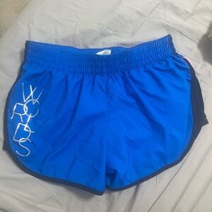 Cheerleading Worlds Blue athletic shorts